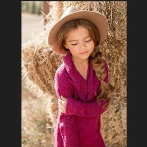 Joyfolie Mia Joy Thea Tunic in Mulberry, Girl's Size 10 **NWT**